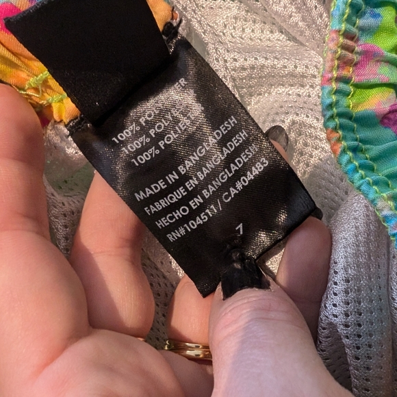 Multicolor Kids Swim Shorts Size 7 - Picture 4 of 7